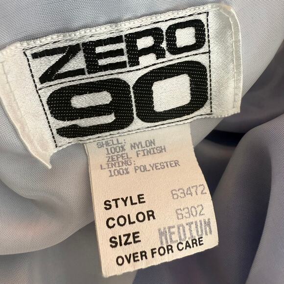 Vintage 1990 Zero 90 Adult Seattle Goodwill Games Retro White/Blue Jacket Medium - Picture 11 of 12